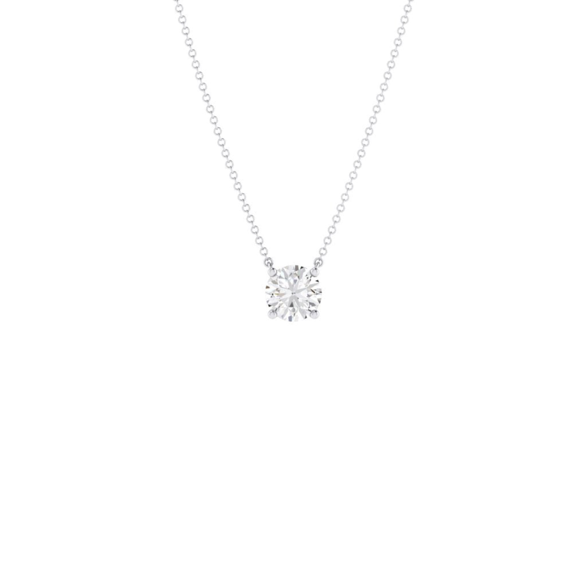 0.25ct Diamond 4 Claw Pendant